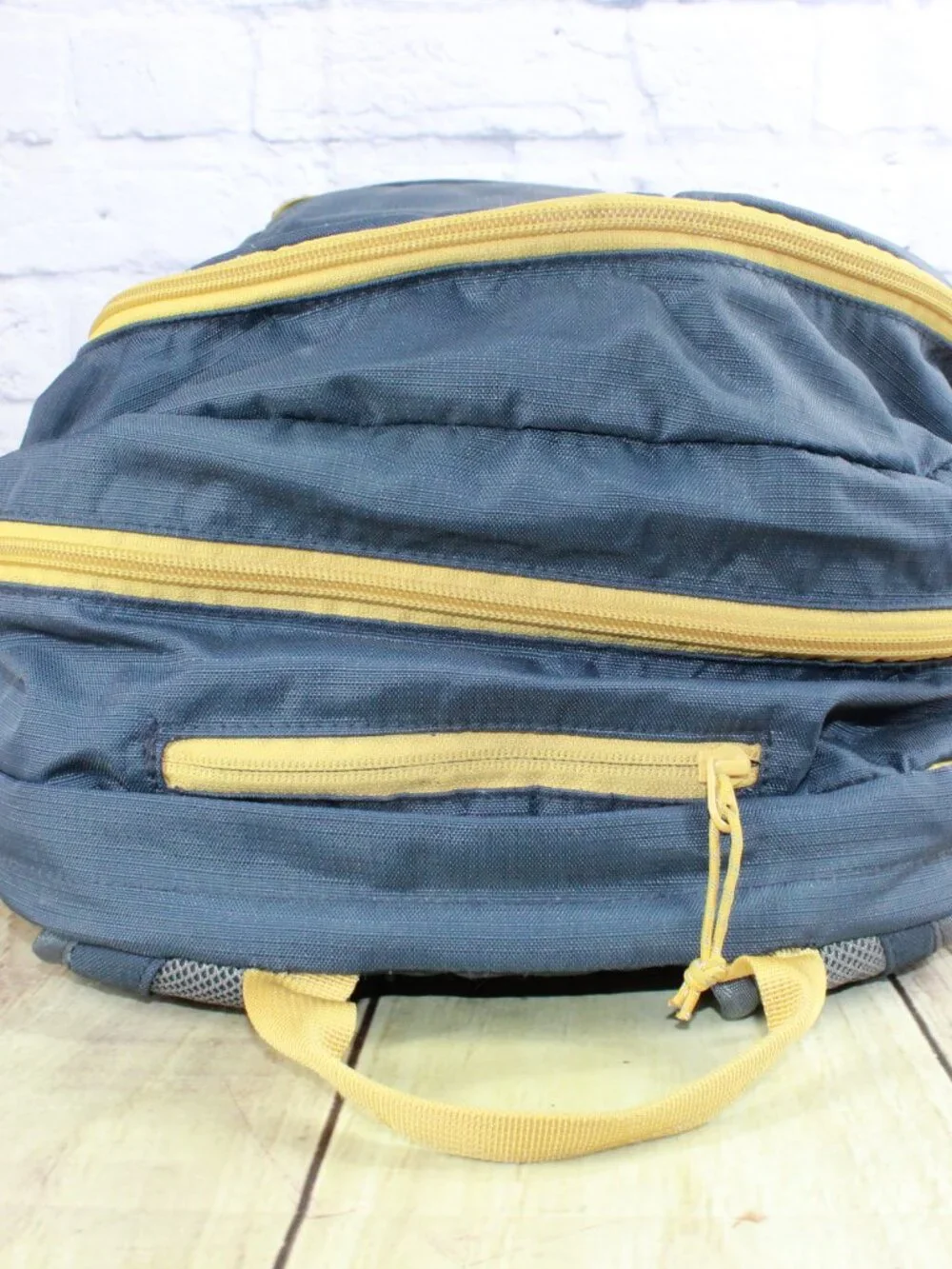 LL Bean Unisex Adult Navy Comfort Carry Portable Locker Pack 42L Hiking Backpack